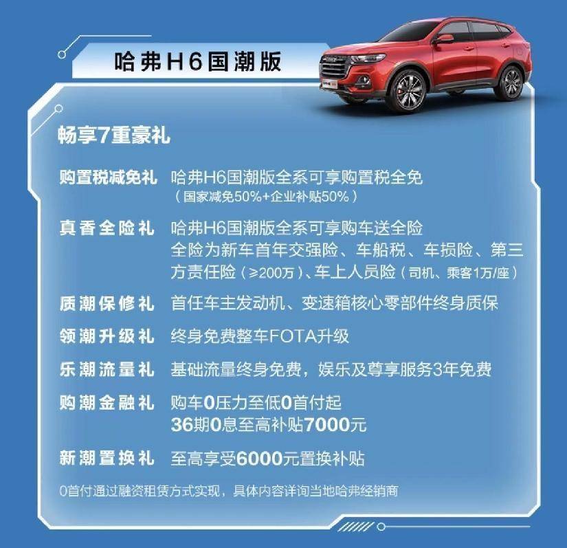 怎么查苹果国行还是外版:哈弗H6国潮版实力宠粉，税险全免+千元补贴等你来拿