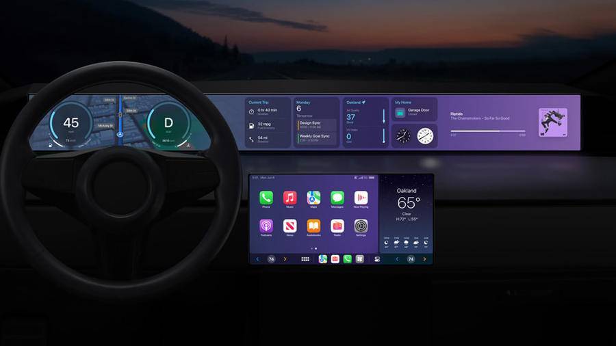 莉景天气app破解版苹果:新一代苹果CarPlay车载将于年末推出