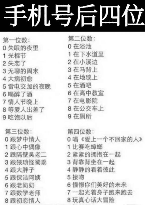 手机看电影:“你手机号的后四位，合起来是什么？”哇哈哈哈哈哈哈...笑疯了～