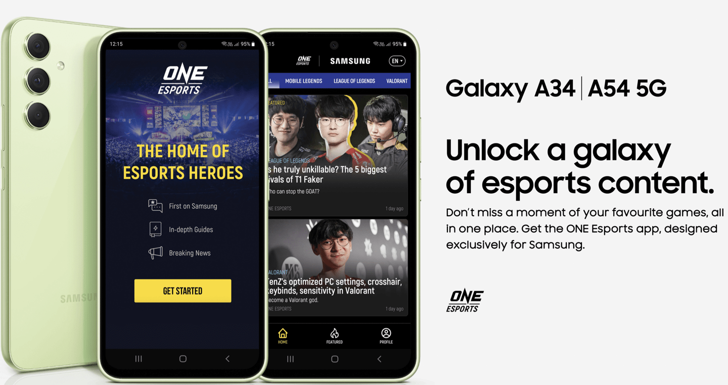 手机优化:预装在部分 Galaxy 手机中，三星推出 ONE Esports 电竞 App